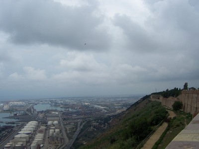 Overlooking the port from the Castle.